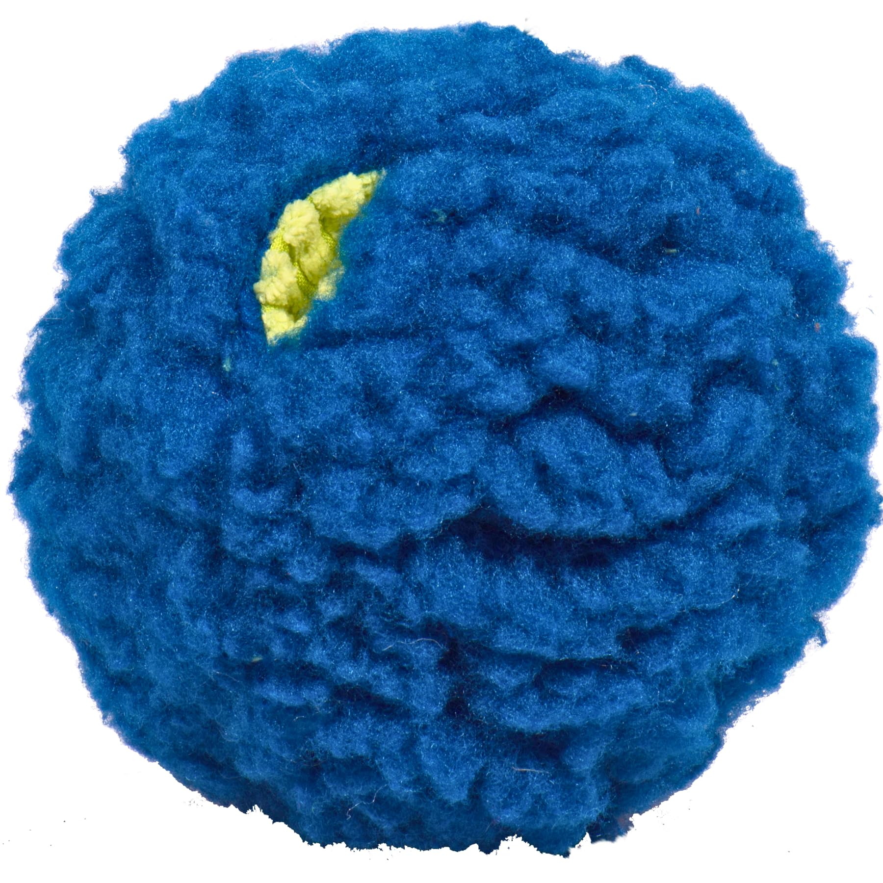 HuggleSnuffles HuggleFleece Treat Dispensing Ball - Interactive Enrichment Toys for Dogs, Dog Treat Dispenser Puzzle for Mental Stimulation & Boredom, Puppy Feeder Games to Keep Them Busy - Small (5")