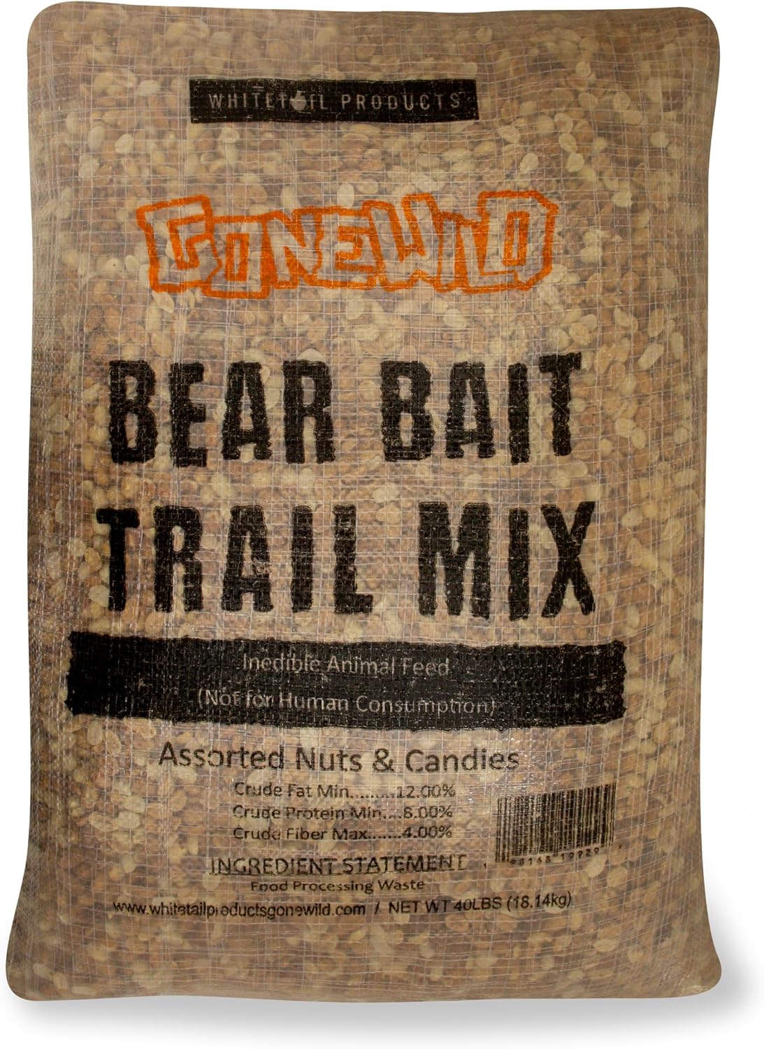 Trail Mix Bear Bait, 40 LB., Mix of Assorted Nuts, Not for Human Consumption, G9299