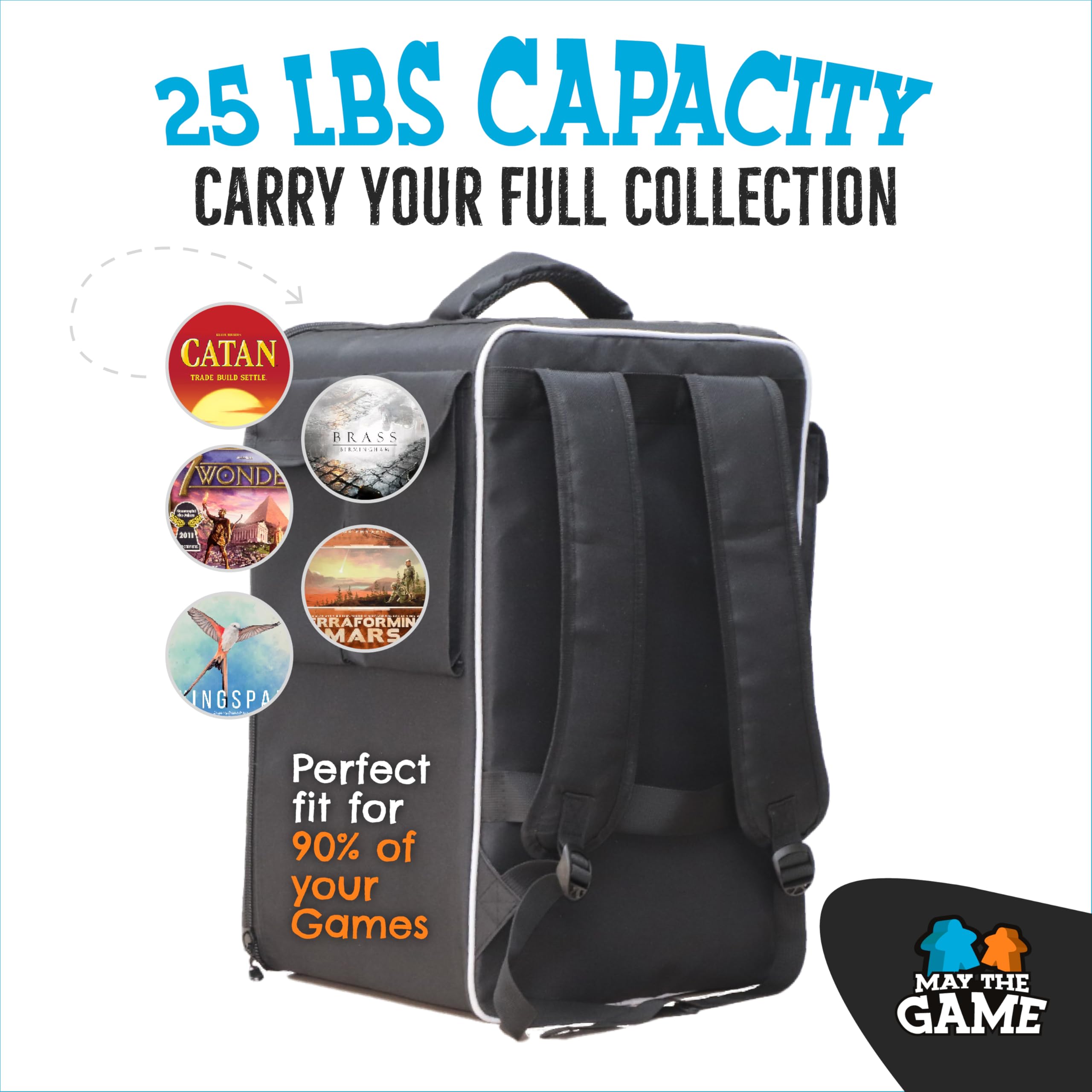 Amazon.com: May the Game Board Game Bag: Ultimate Backpack, Travel