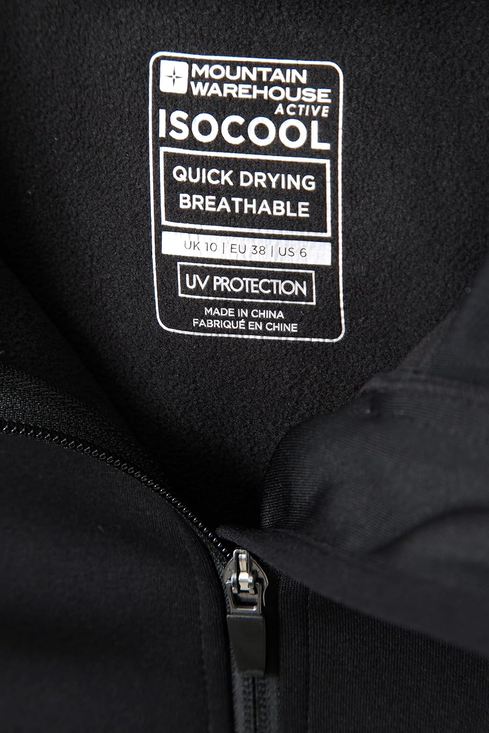 Mountain Warehouse Dynamic Chakra Women's IsoCool Hoodie - Autumn Winter Pullover Lightweight Quick Dry Breathable Moisture Wicking - Travel 44 black