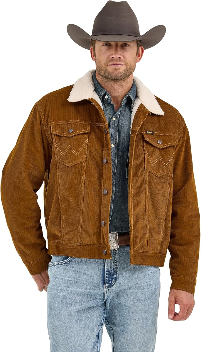 Men's Monks Robe Sherpa Corduroy Jacket