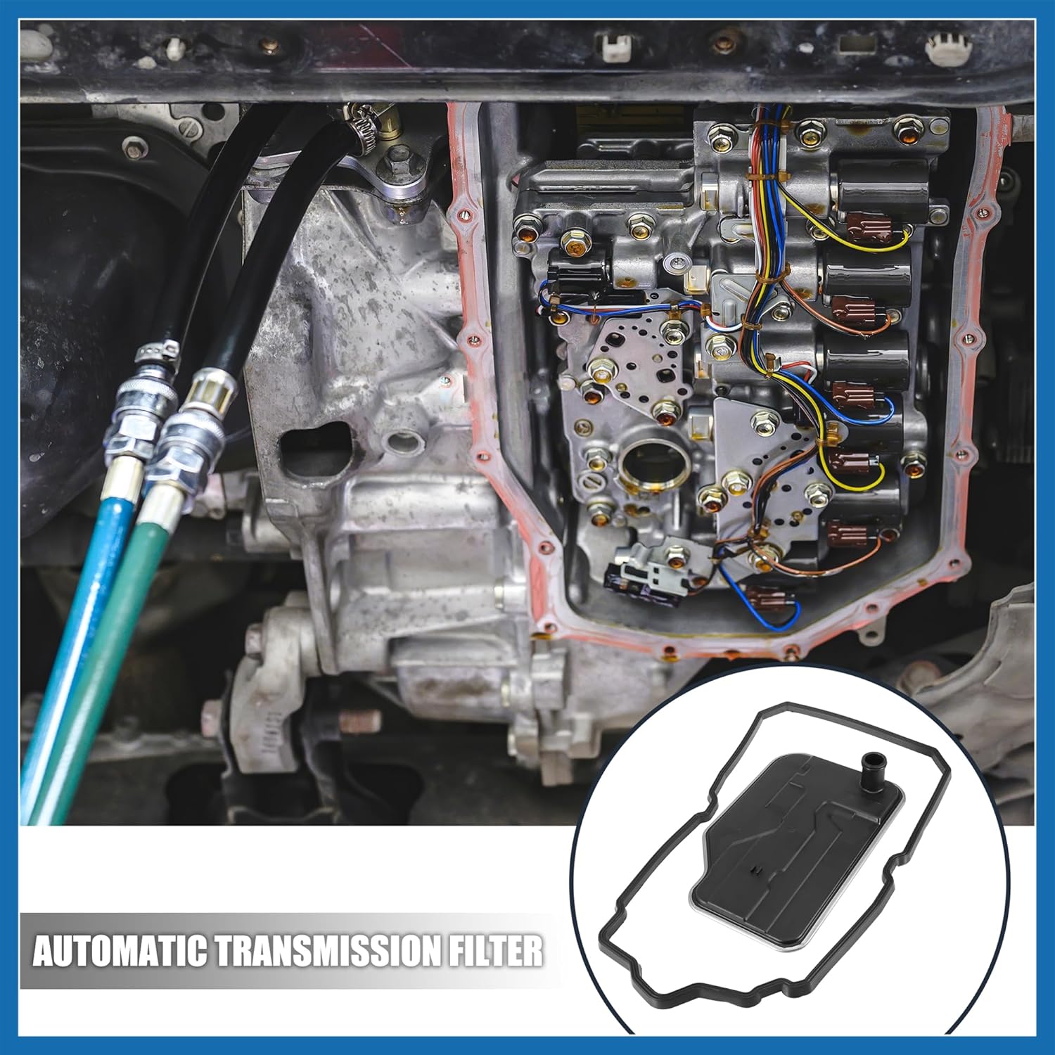 Automatic Transmission Filter Oil Pan Gasket Kit for Mercedes-Benz W221 W219 722.9 2202770695 2202770395 2212770095 2212770195 Item Replacement