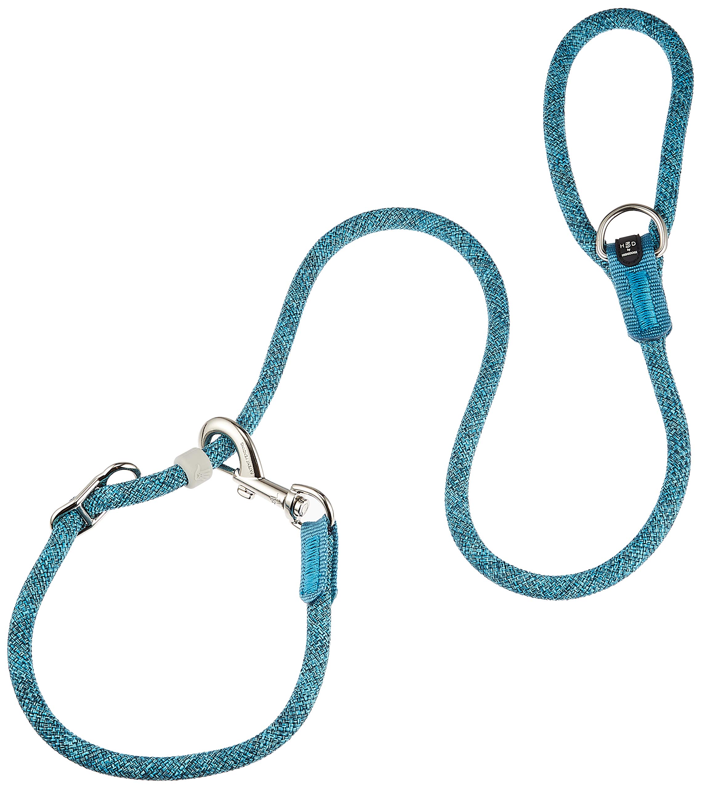 High5Dogs, Leisure Leader Ergonomic Dog Lead, Durable and Lightweight, Length 140 cm, Blue - Image 2