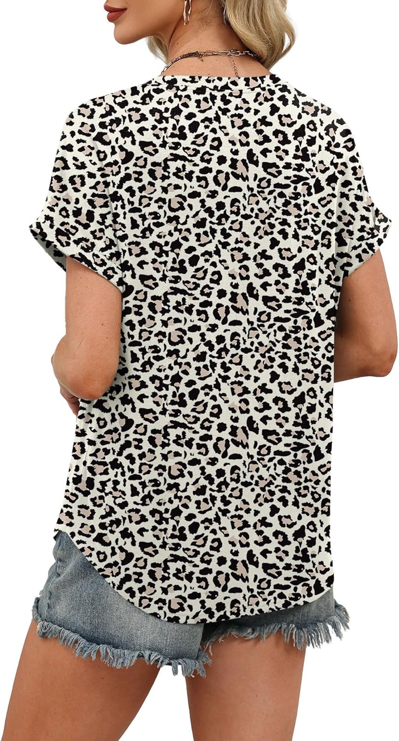 WIHOLL Womens Blouses Spring Tops Short Sleeve Shirts Dressy Casual Summer Vacation Fashion Clothing 2026 - Image 5