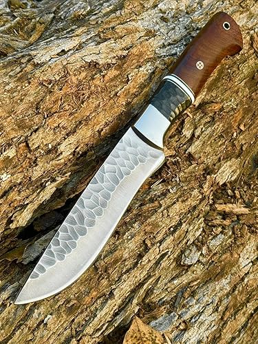 Cuchillos de oro nuevos hechos a mano caza supervivencia Boiwe cuchillo Fix hoja de acero al carbono cuchillos con funda de cuero Cuchillos de oro nuevos hechos a mano caza supervivencia Boiwe cuchillo Fix hoja de acero al carbono cuchillos con funda de cuero