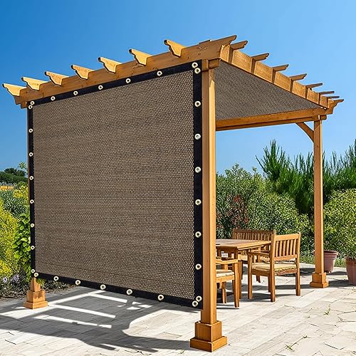 Amagenix GN09 - Cubierta de pérgola 90% de 10 x 18 pies, paño para sombra con ojales para jardín al aire libre, patio, porche, grado comercial, 200 disponible en Yaxa Venezuela