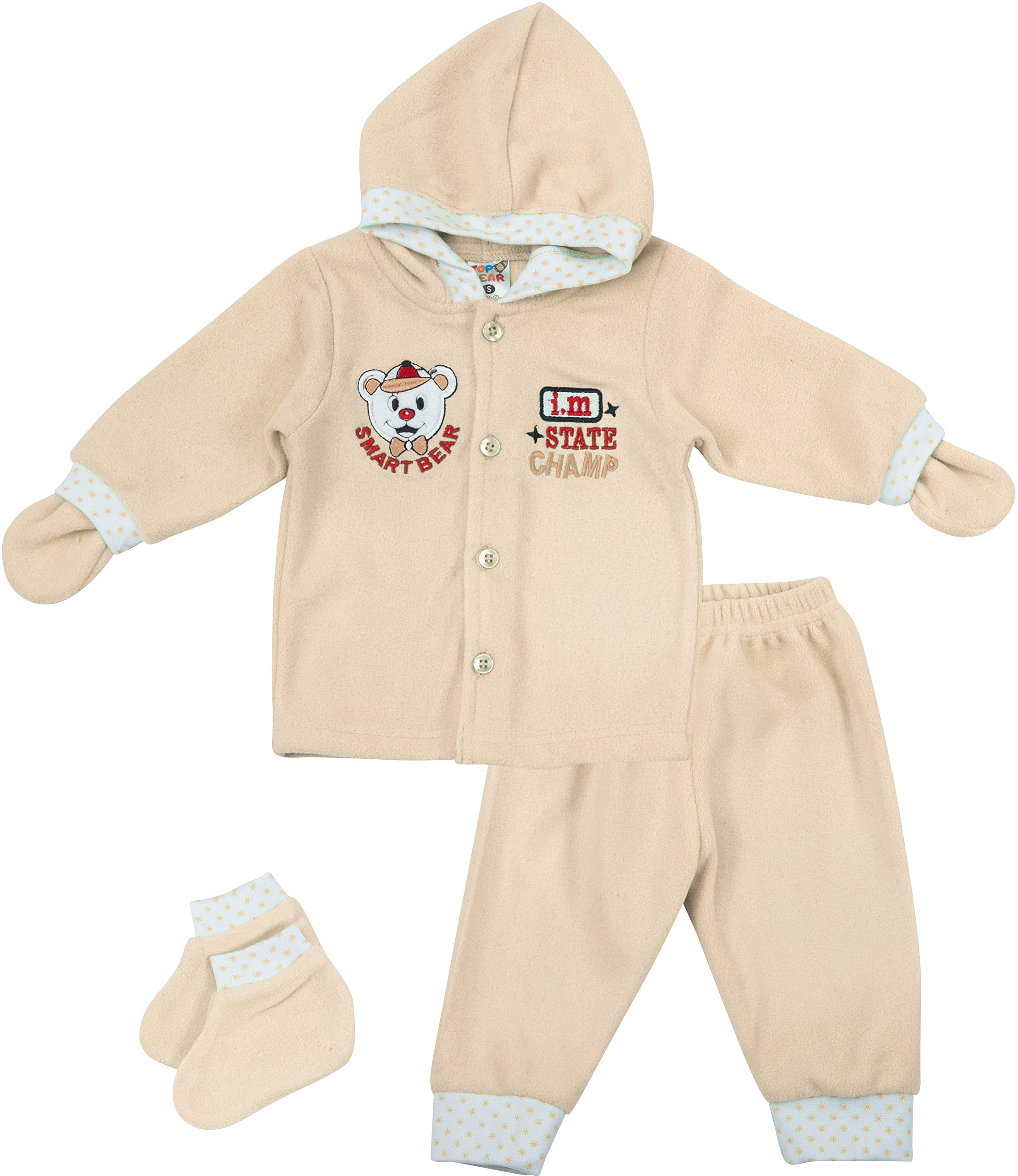 TOP GEAR Men's Cotton Cartoon Hoddie and Pajama Suit