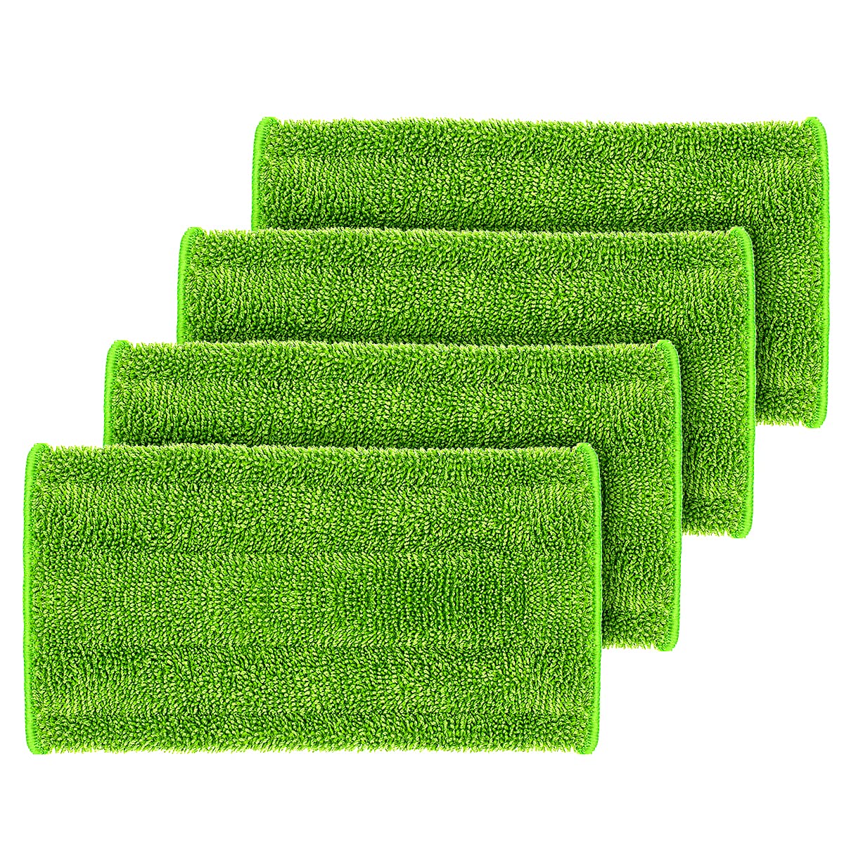 Wet Jet Pads Refills Compatible with Swiffer Wet Jet Pads Reusable Mop Pads Fit Swiffer Wet Pads for Floor Cleaning Microfiber Mop Pads Compatible with Swiffer Wet Jet Replacement Pads-4 Pack