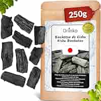 Carbone Attivo Binchotan Giapponese Di Kishu - 5 Bastoncini Per Purificare L'Acqua, 150g - Foto 8