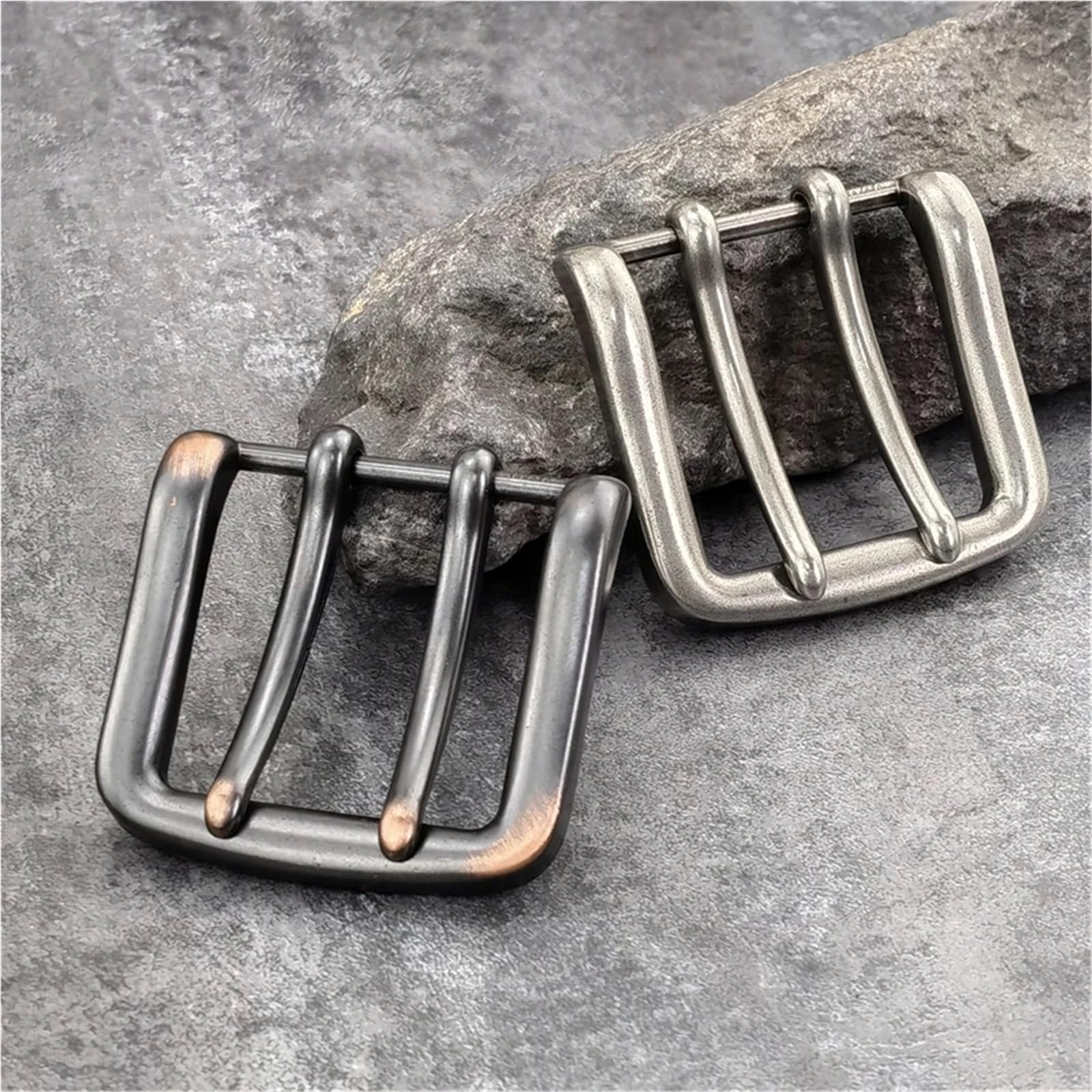 12PCS 40MM Double Pin Metal Belt Buckle para Cinturones | Leather Belt Craft Parts Cowboy Belt Buckle Belt Buckle For Men