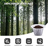 Vista 8 de Pro Mael Filtros de café desechables K Cup de papel para cafeteras Keurig de una sola porción 1.0 y 2.0, uso con cápsulas reutilizables K Cup