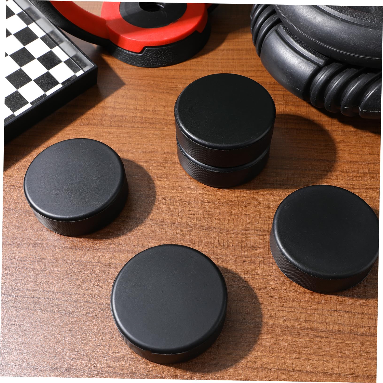 Rondelles de Hockey en Mousse Souple Lot de 24 Sûr à Jouer 100% Mousse pour Entraînement Utilisation Intérieure Jeu de Hockey en Salle