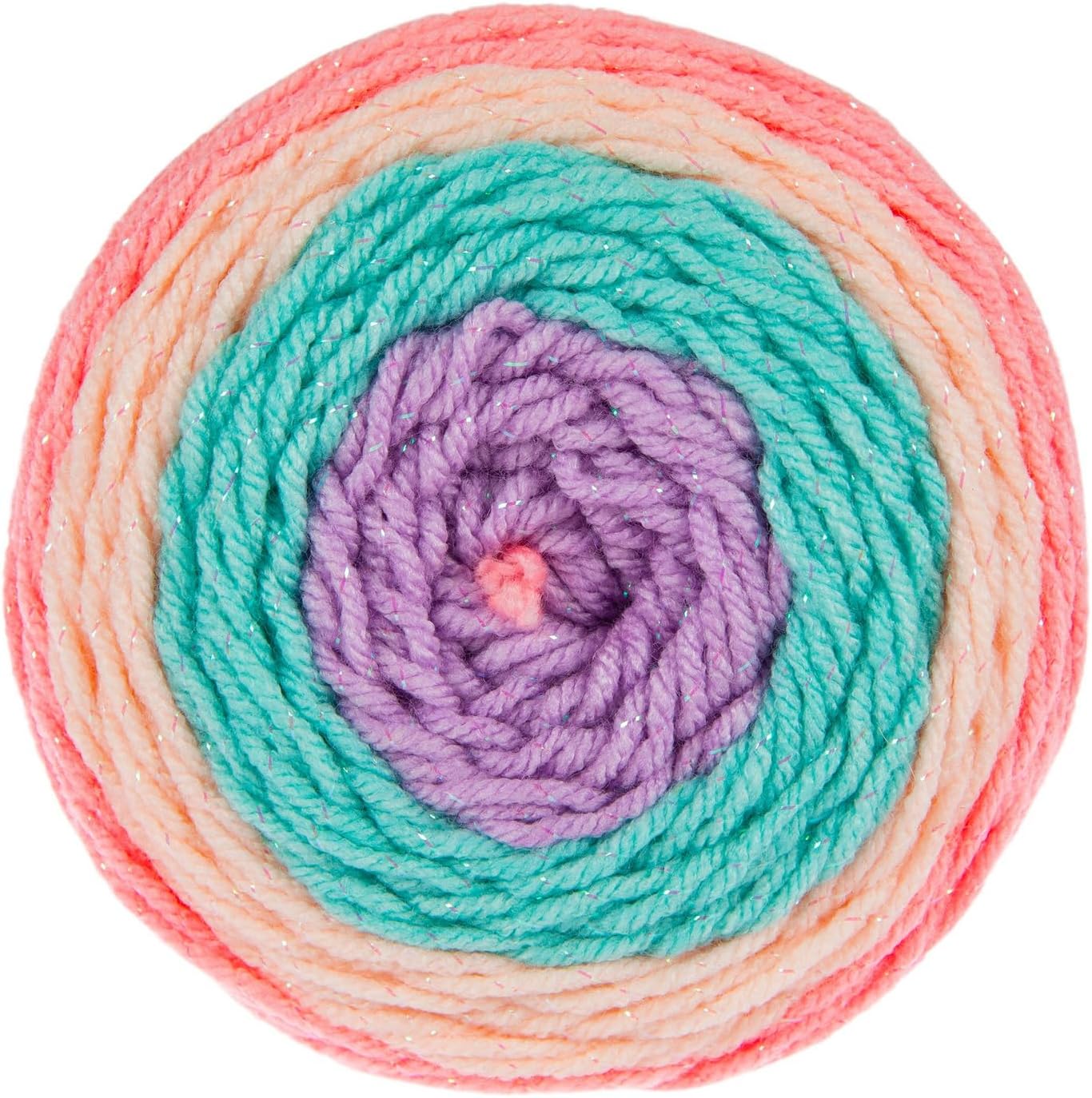 Yarn Bee Medium Yarn for Crocheting & Knitting – Soft Skein – 355 Yards of 100% Acrylic for Crocheting Blankets, Hats, & More – DIY Handcrafting Accessories - Parisian Sweet Shoppe (Set of 3)