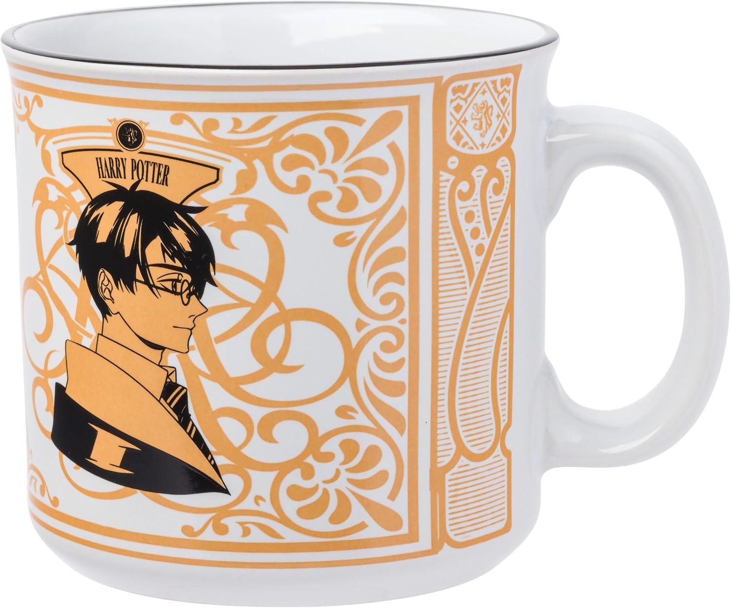 Silver Buffalo Harry Potter vs Malfoy Anime Style, Ceramic Camper Mug, 20oz