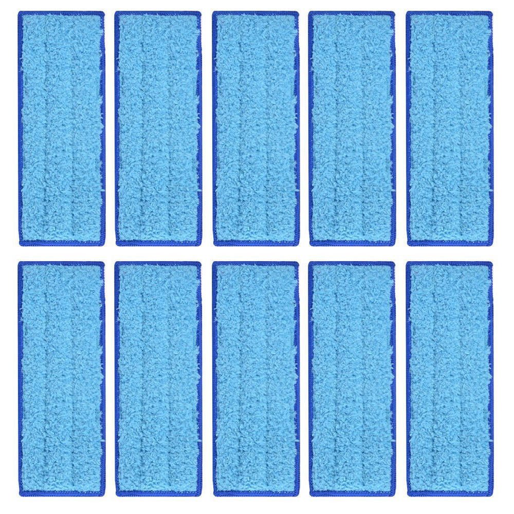 Replacement Mop Pads for iRobot Braava Jet 240 Series, 10 Pack Wet Mopping Pads, Washable Reusable Microfiber Deep Clean Mop Pads