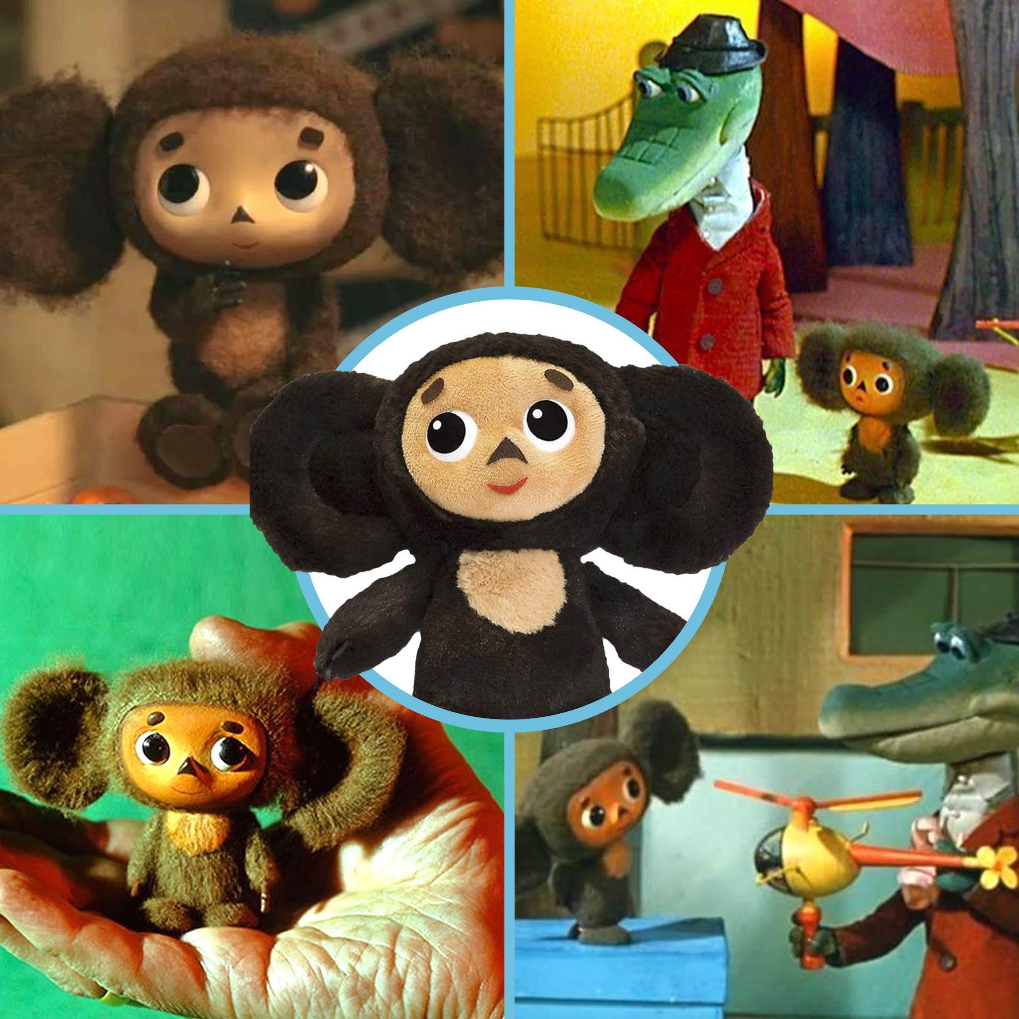 Sovjet-Cheburashka. Vintage Cheburashka, pluche karakter, Vintage souvenir. Knuffel pluche Cheburashka Retro Cheburashka Cartoon speelgoed - België