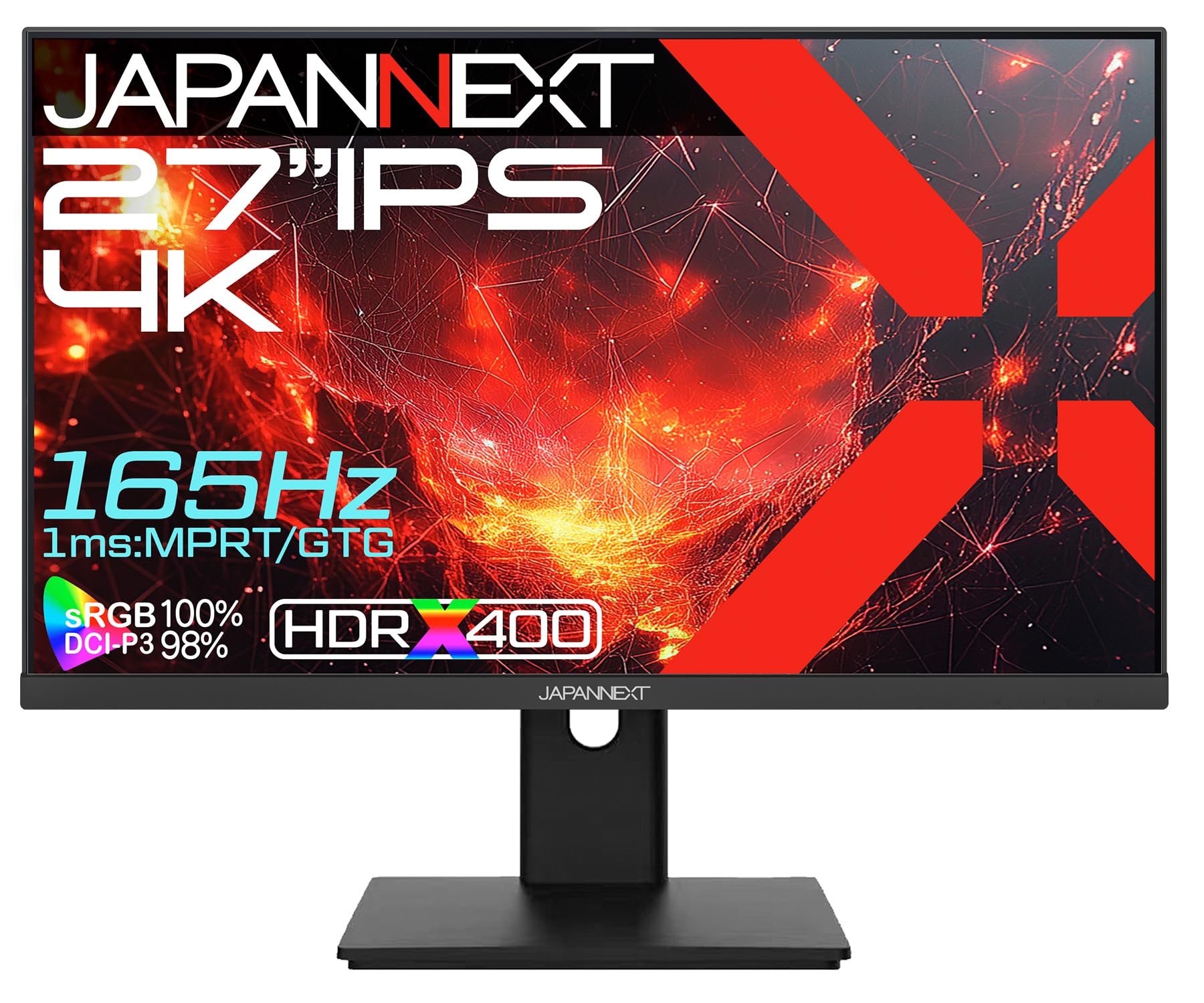 【JAPANNEXT】4K UHD 27インチモニター HDRゲーミングモニター JAPANNEXT 27インチ IPSパネル搭載 200Hz対応 フルHD(1920x1080