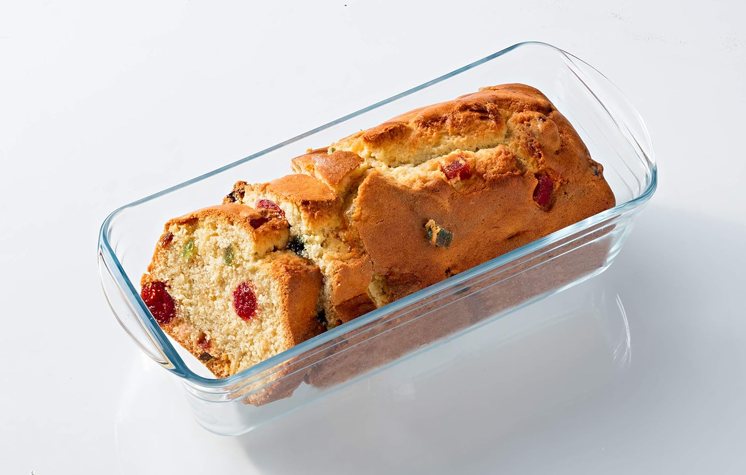 Ôcuisine Load Dish Loaf Pan, 1.5 L, Clear