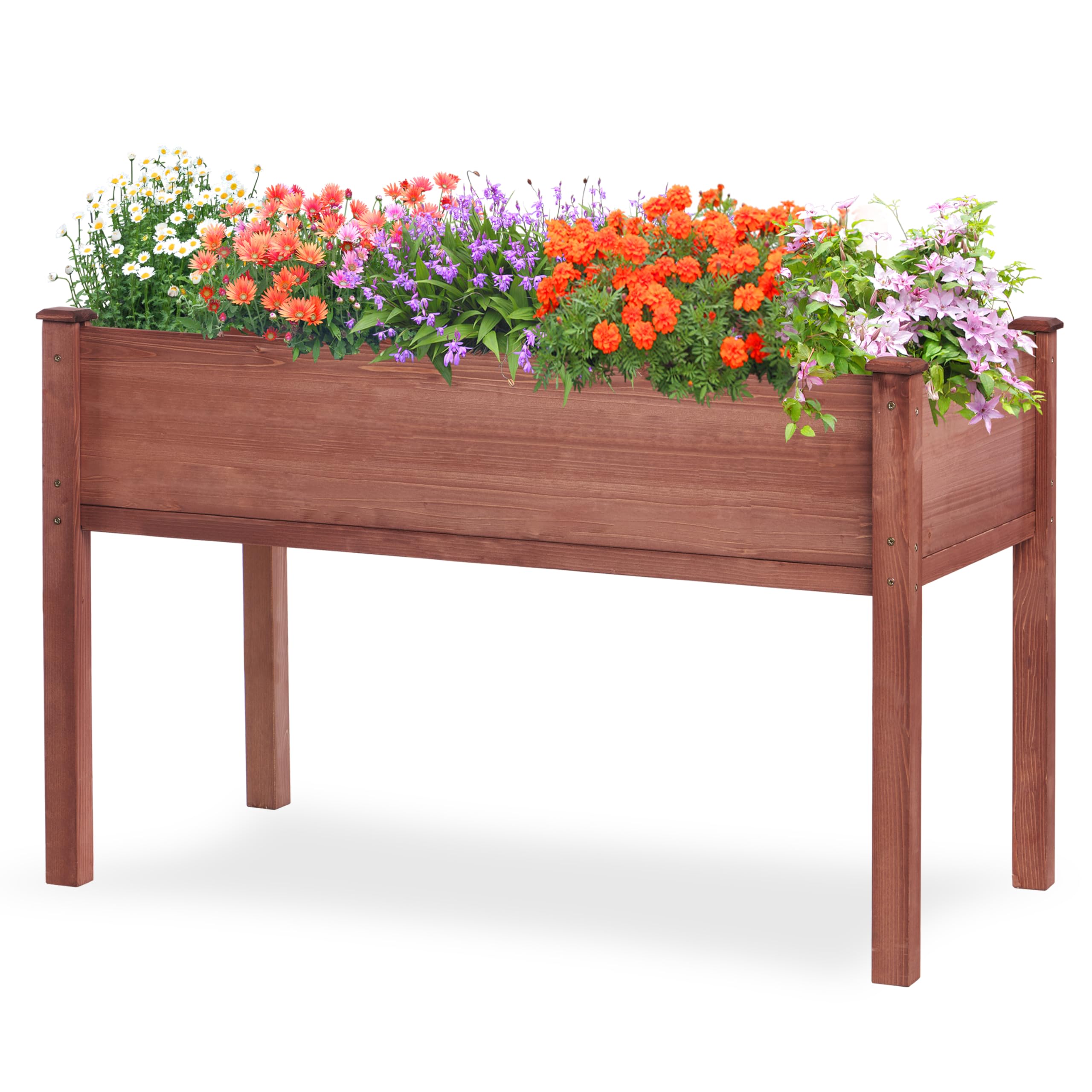 48x24x30 Inch Raised Garden Bed with Legs