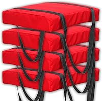 Vista 12 de Bradley Paquete de 4 cojines tipo IV para barco aprobado por la USCG, dispositivo de flotación lanzable; conservador de tiro aprobado por la Guardia