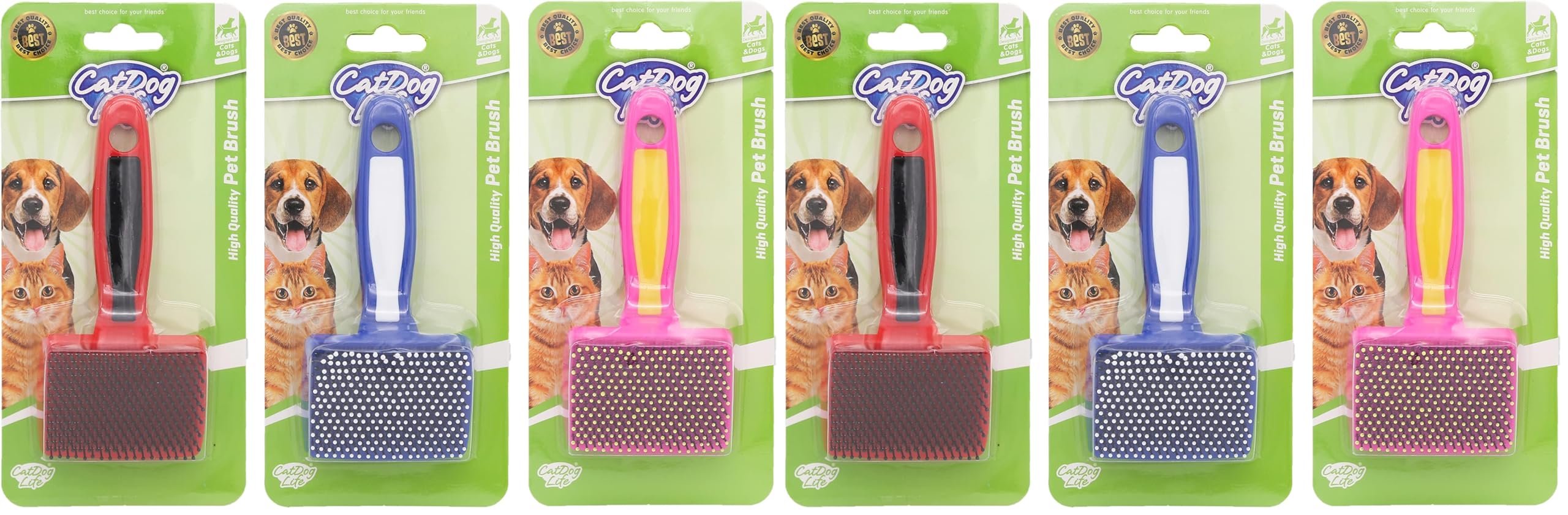 CAT/DOGLİFE KEDİ ve KÖPEKLER İÇİN MASAJ UÇLU FIRÇA 2li paket