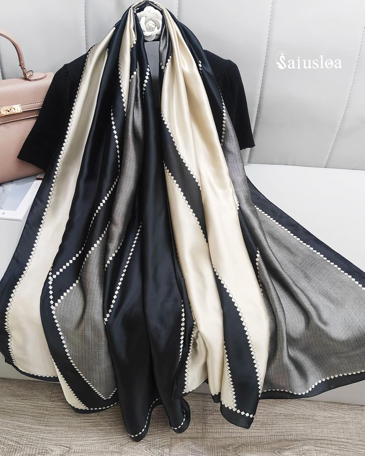 Dress Scarves Shawl Wraps Long Silky Scarf for Women Dressy Fashion Lightweight for Decorative Formal Evening Gowns - Image 5