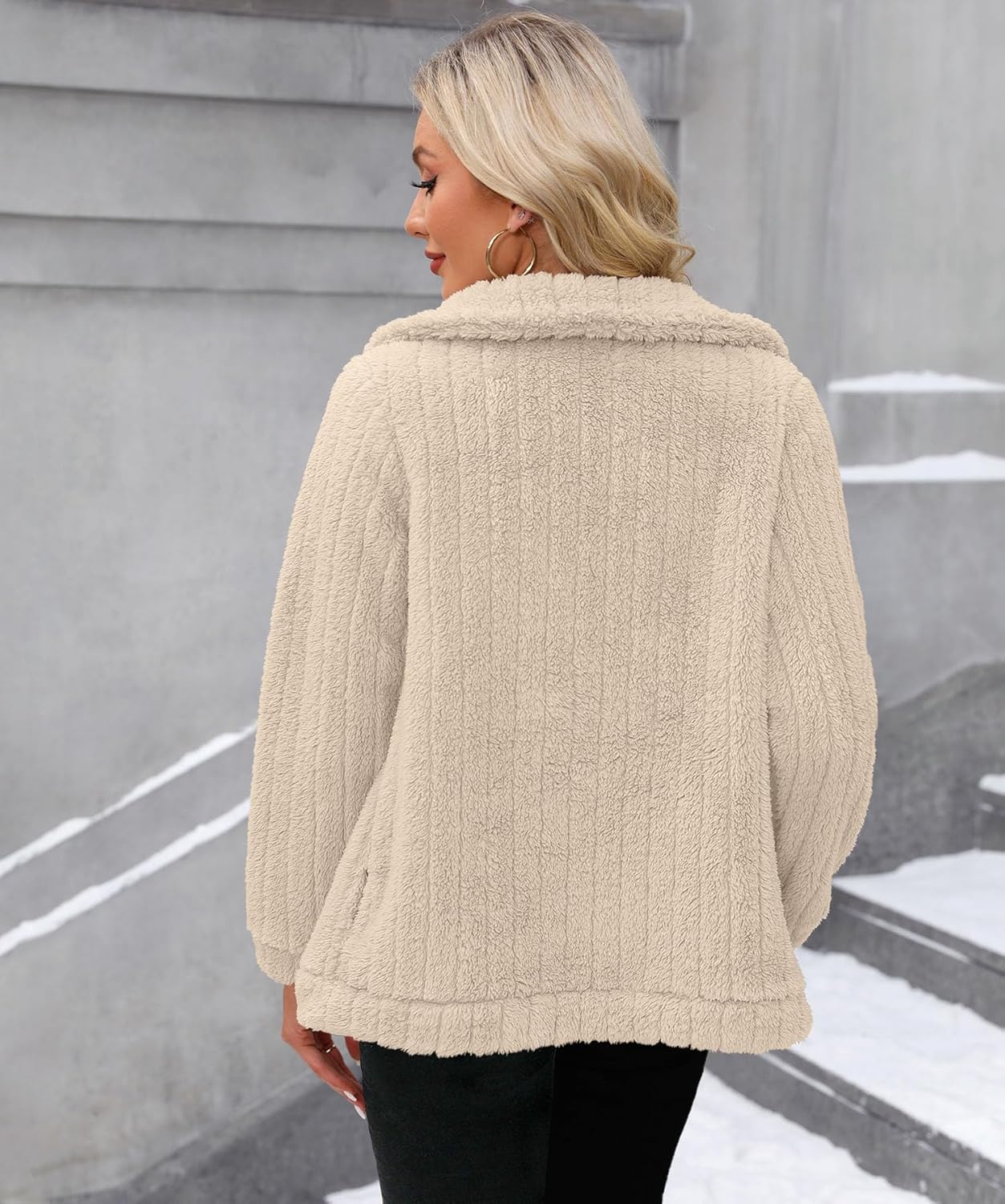 For G and PL Women's Long Sleeve Full Zip Soft Warm Fleece Jacket - Image 6