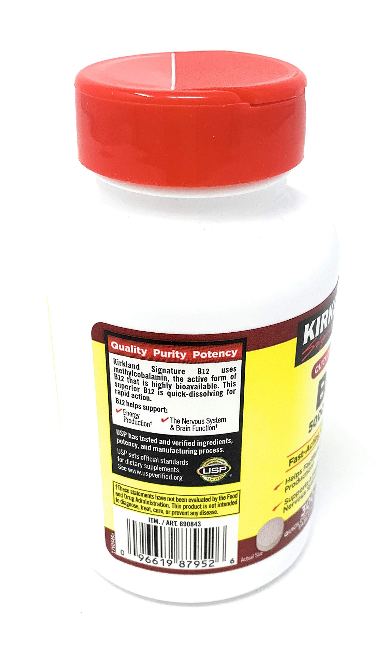 Buy Kirkland Signature Sublingual B12 5000Mcg 300 Tablets Online at