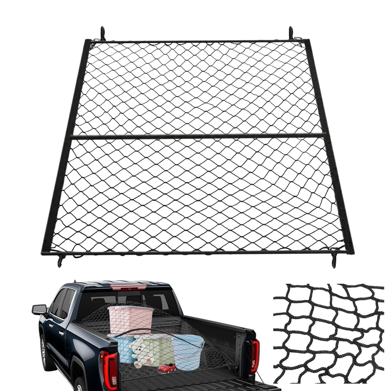 Lastennetz für LKW, einlagiges Ladenetz mit hoher Elastizität für LKW-Pläne | Ladenetz 1,1 x 1,2 m für LKW-Plattform, kleines elastisches Netz für