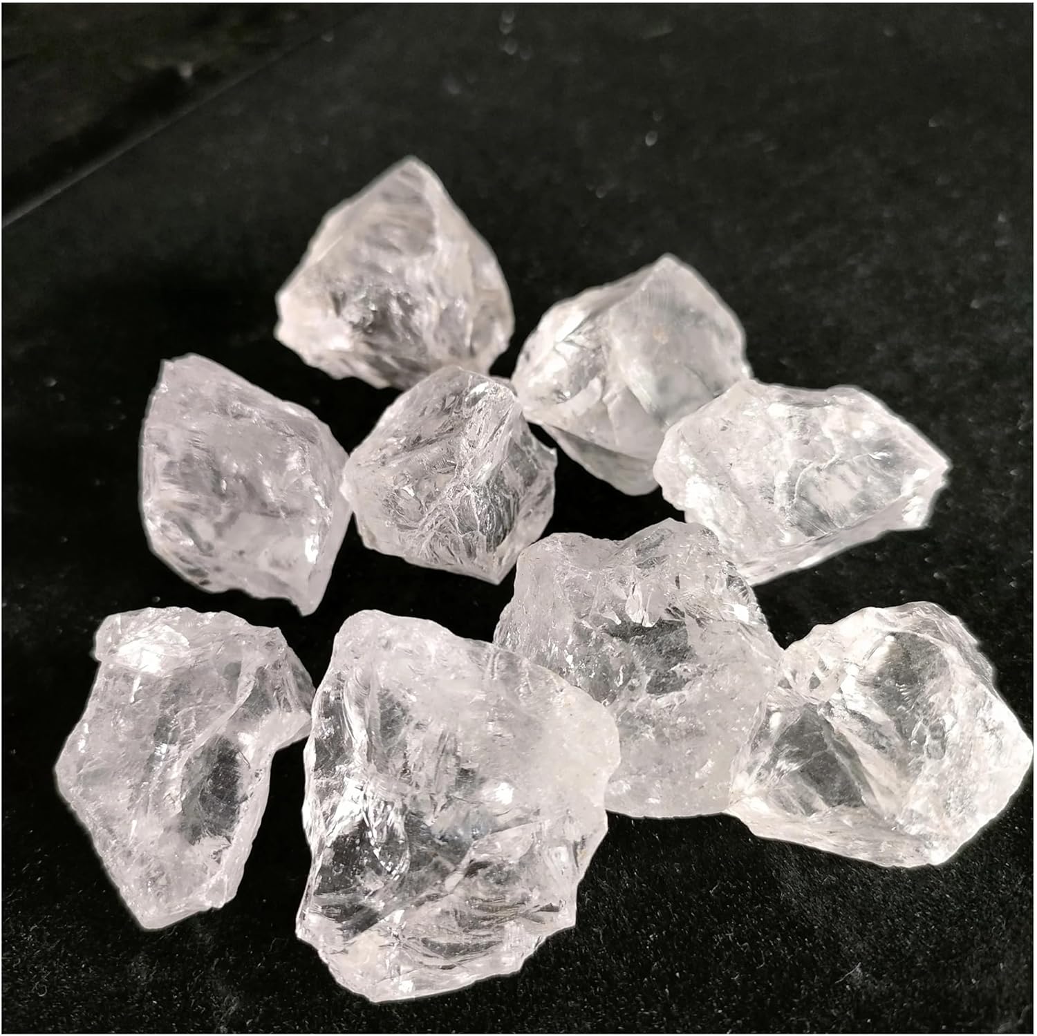 1kg 2.5-3.5cm Clear Quartz Rough Raw Stones Crystal