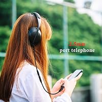 PNGKNYOCN 2.5 mm - 3.5 mm Mono Audio Adapter Kábel, 2 db-os Csomag, 16 cm Fekete - Okostelefonhoz, Fejhallgatóhoz, MP3 Lejátszóhoz 6