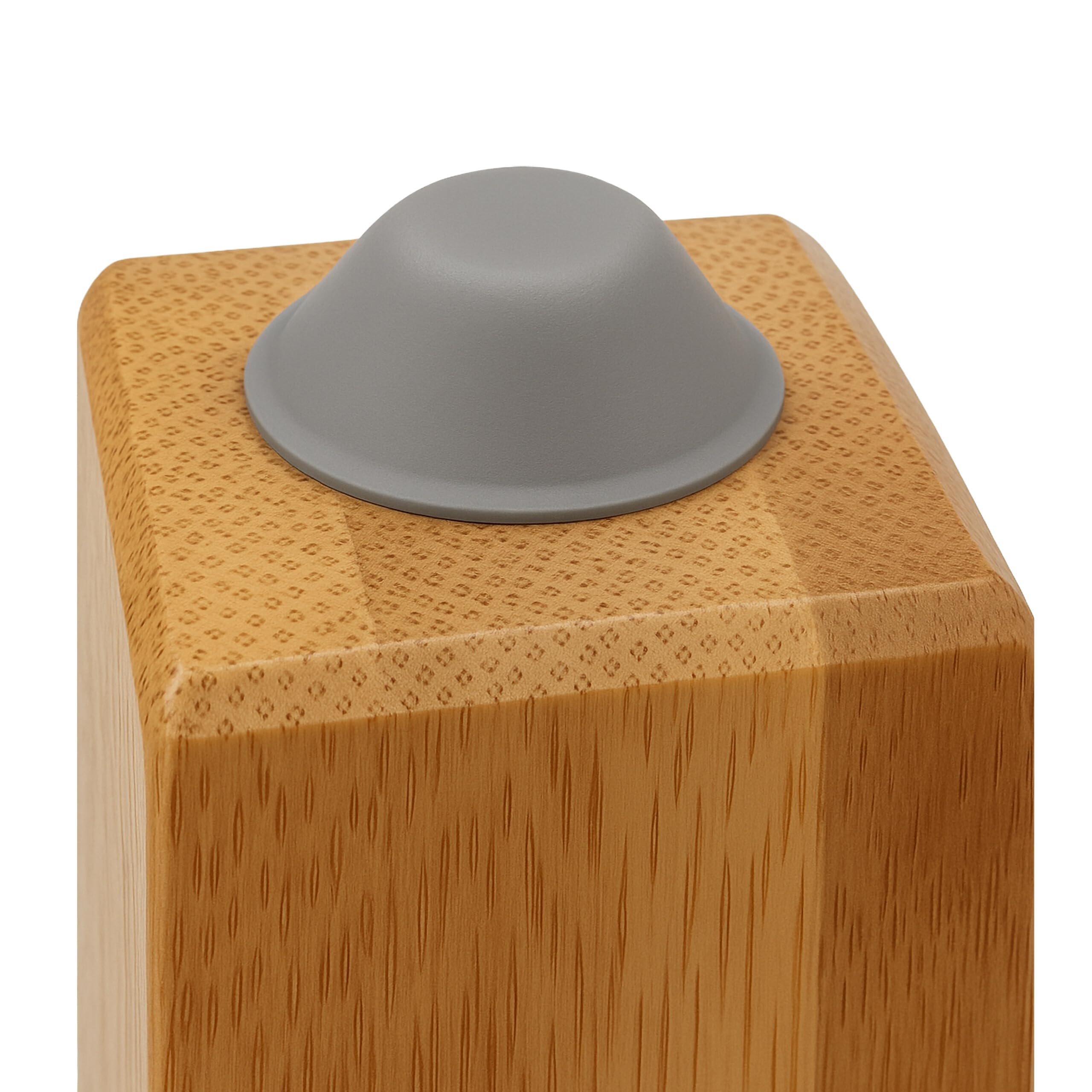 Relaxdays Tabouret en Bambou, HxLxP: 45,5 x 48 x 25 cm, Charge : 150 kg, Banc en Bois avec Pieds antidérapants, Nature