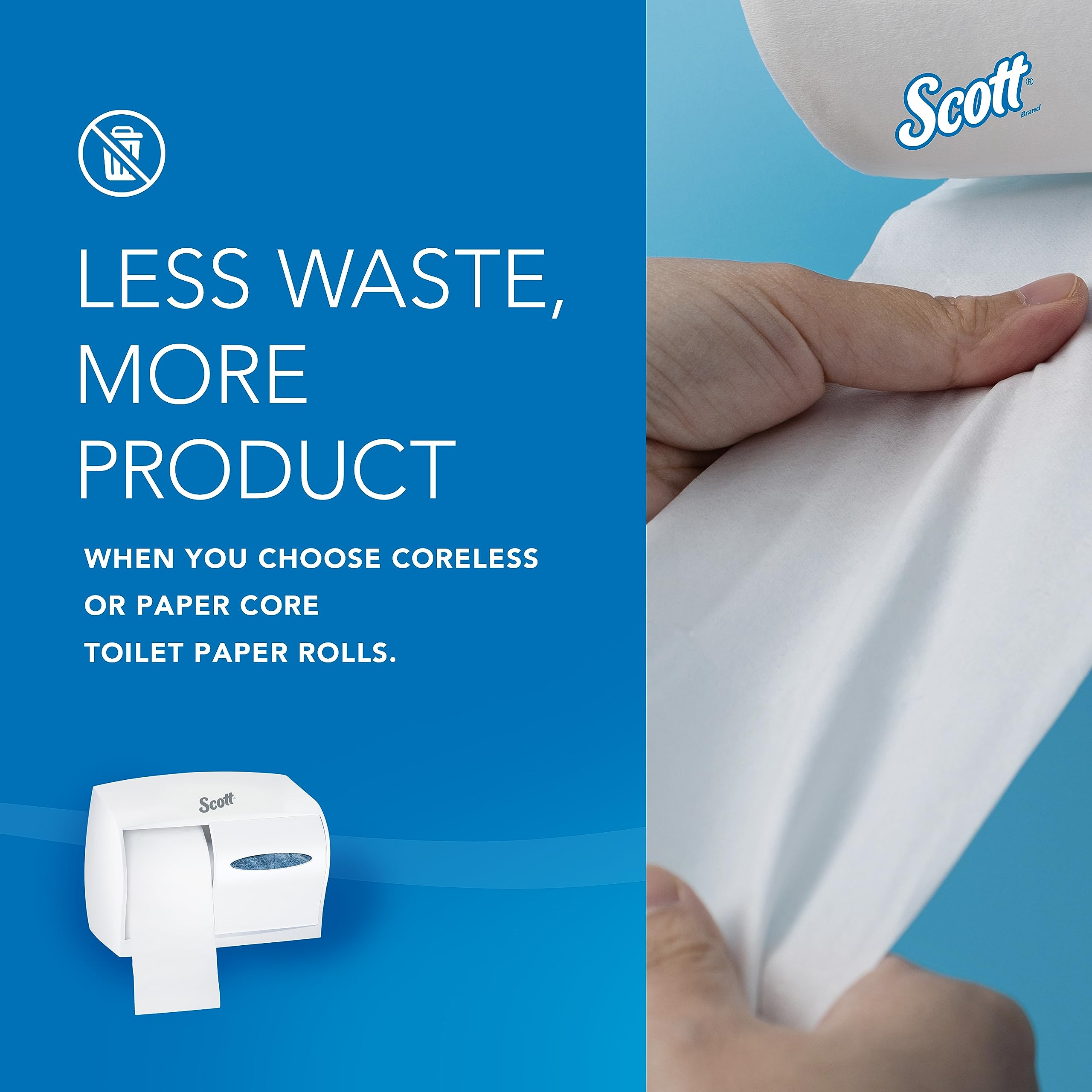 Scott Professional Coreless Standard Roll Toilet Paper Dispenser (09605) thumbnail 5
