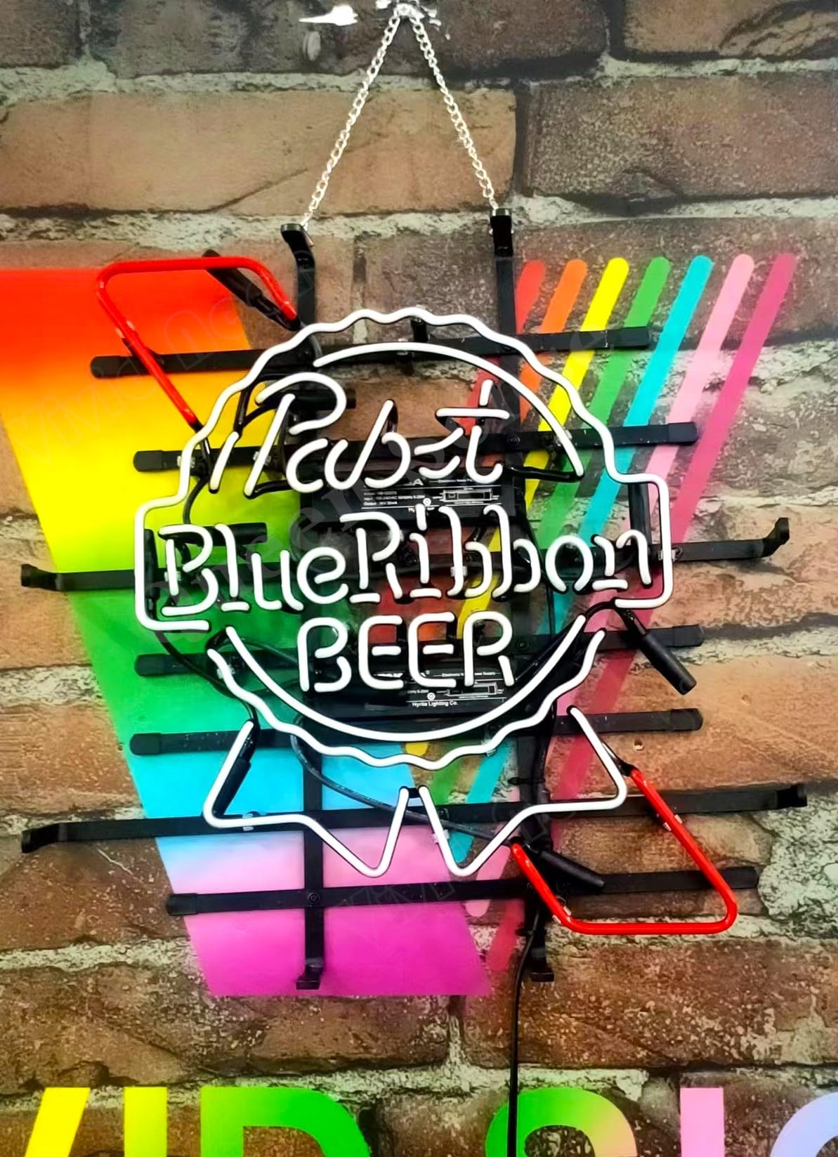ネオンサイン Pabst Blue Ribbon ビール BAR 店舗装飾 Pbr Bar Neon Sign Made With Led – Neon Factory