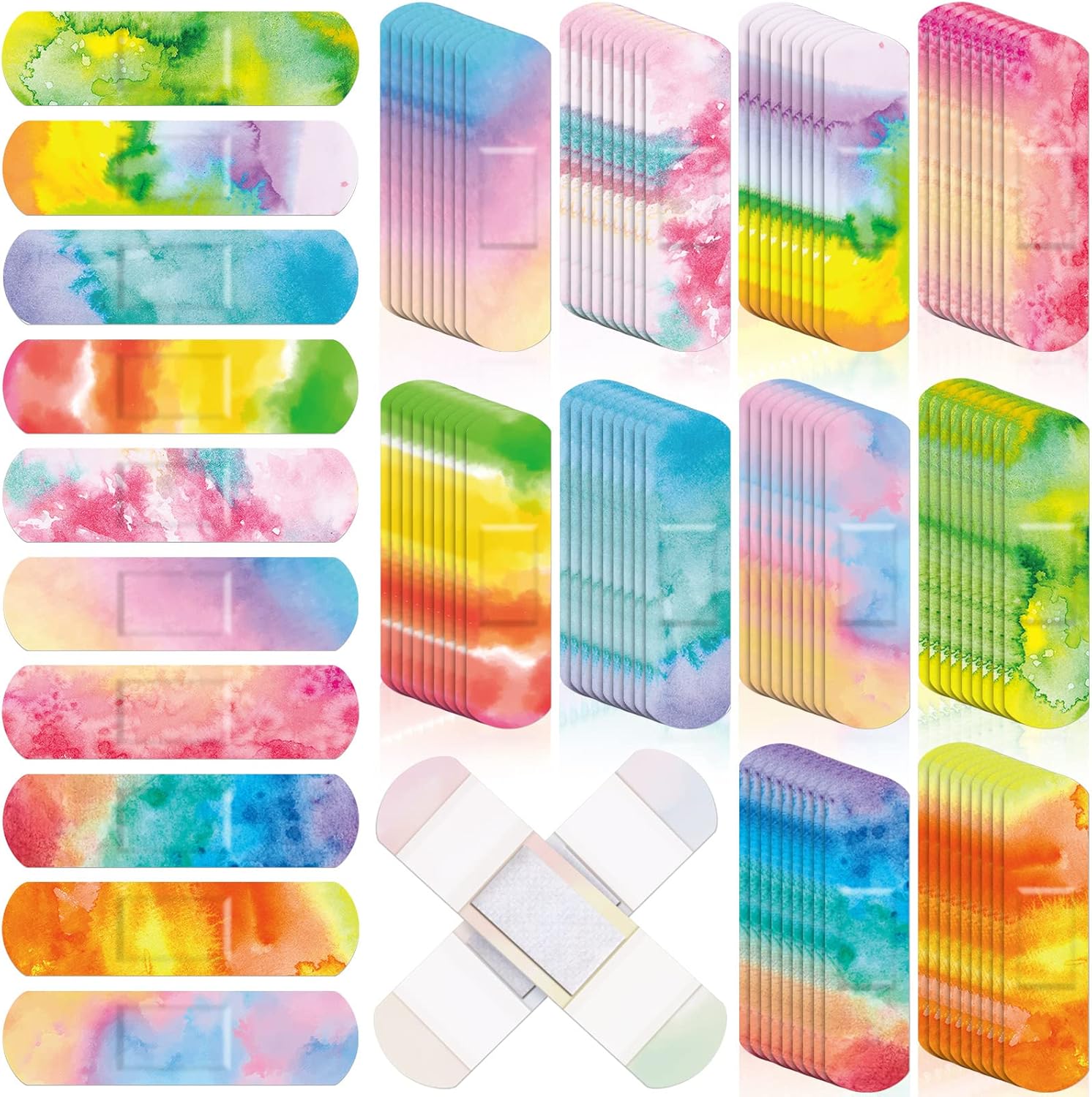 Kids Bandages Bulk Tie Dye Bandages for Kids Cute