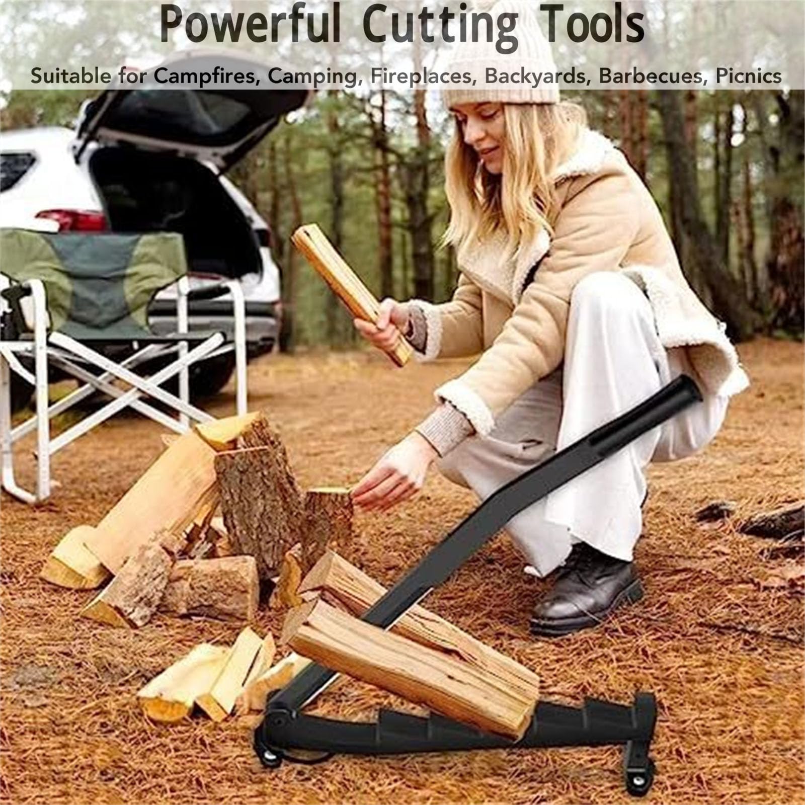 Wall Mount Steel Firewood Splitter, Kindling Wood Ghana Wall Mount Steel Firewood Splitter, Kindling Wood Ghana