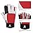 FitsT4 Sports Sailing Gloves 3/4 Finger and Grip Great for Sailing, Yachting, Paddling, Kayaking, Fishing, Dinghying Water Sports for Men and Women Red M