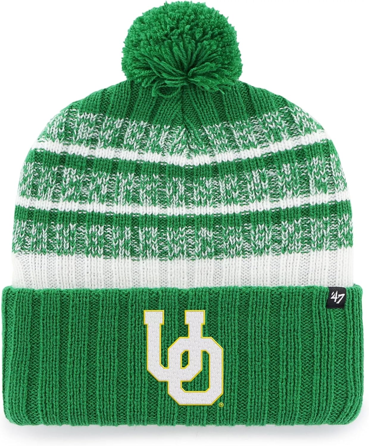 47 Tavern Cuff Beanie Hat with POM - NCAA Premium Cuffed Winter Knit Cap
