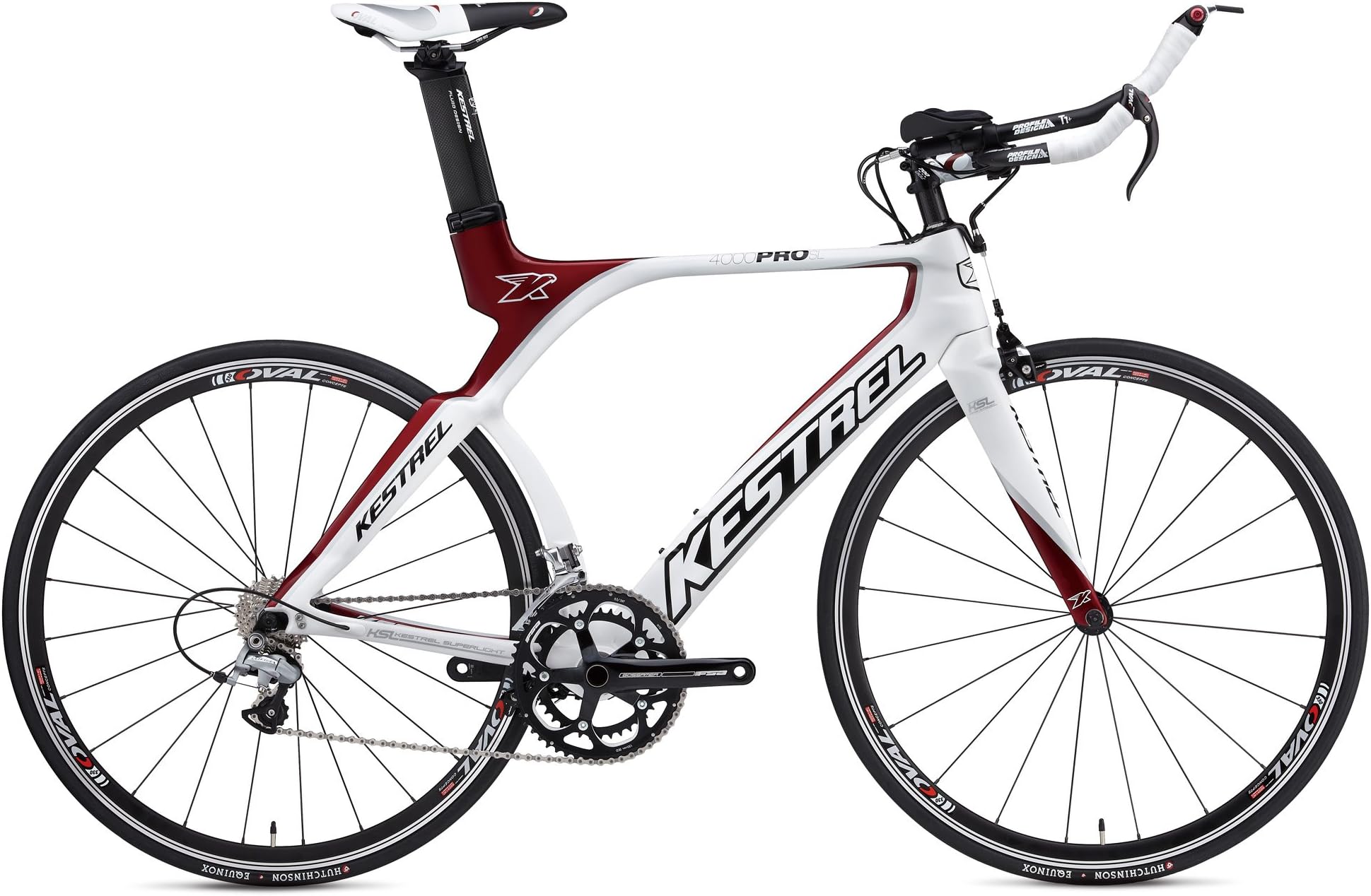 Kestrel 4000 Pro SL w/105 Complete Bicycle 2012 Pearlized White/Red 57.5cm (700C