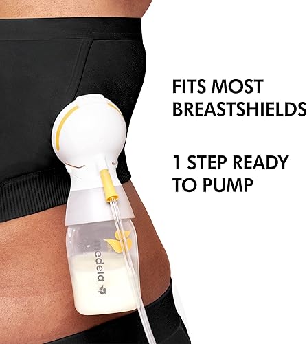 Miniatura 9 de Medela Bustier de bombeo manos libres  Sujetador de bombeo fácil de expresar con elástico adaptable