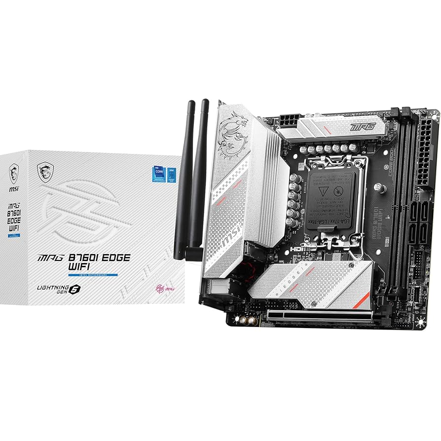 Intel I5-12400 + マザーボードMSI B760i ITX Intel I5-12400 + マザーボードMSI B760i ITX Mini-ITX