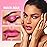 Oulac Matte Pink Lipstick for Women, Long Lasting Liquid Lip Stick High Impact Lip Gloss Full Coverage Lip Makeup with Vitamin E Waterproof Formula,Vegan M34