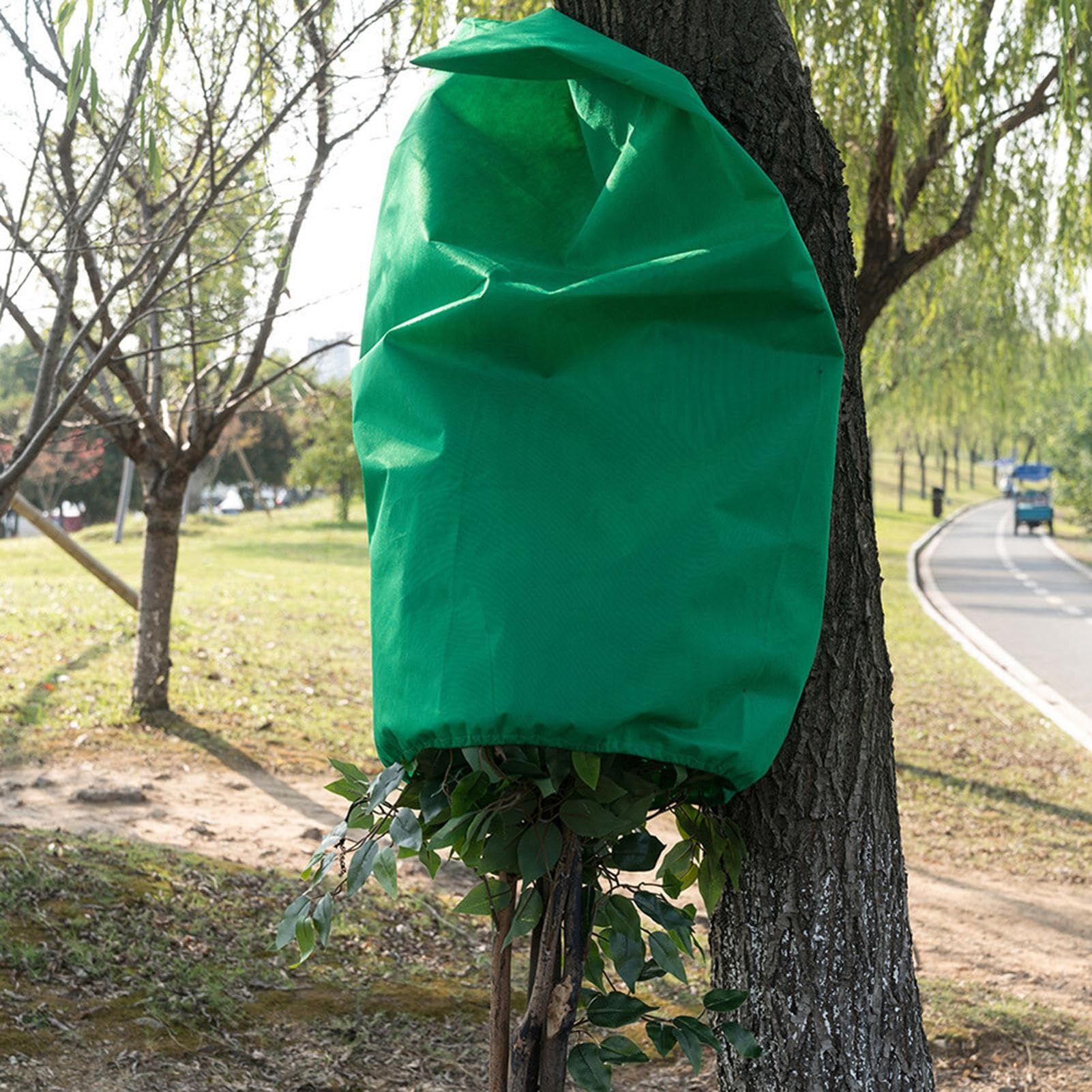 Voiles d'hivernage pour extérieures 2 Pièces À Cordon De Serrage Anti-Froid