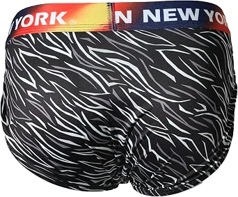 Run New York Men's Tanga Briefs, Front Closure, Easy to Move, Comfortable