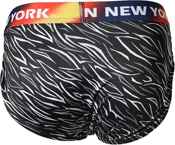 Run New York Men's Tanga Briefs, Front Closure, Easy to Move, Comfortable