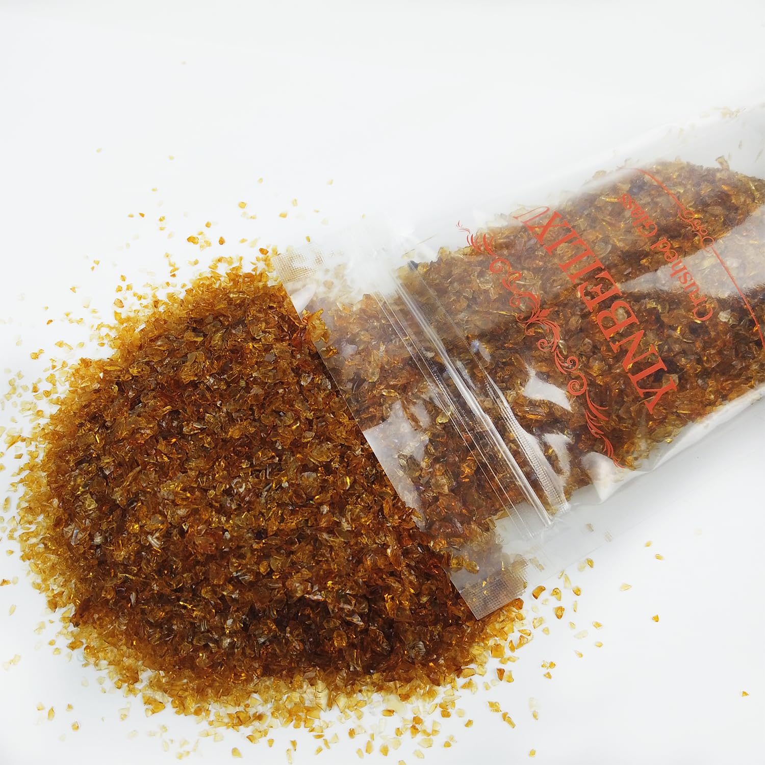 Gold Crushed Glass Glitter for Resin Art -10
