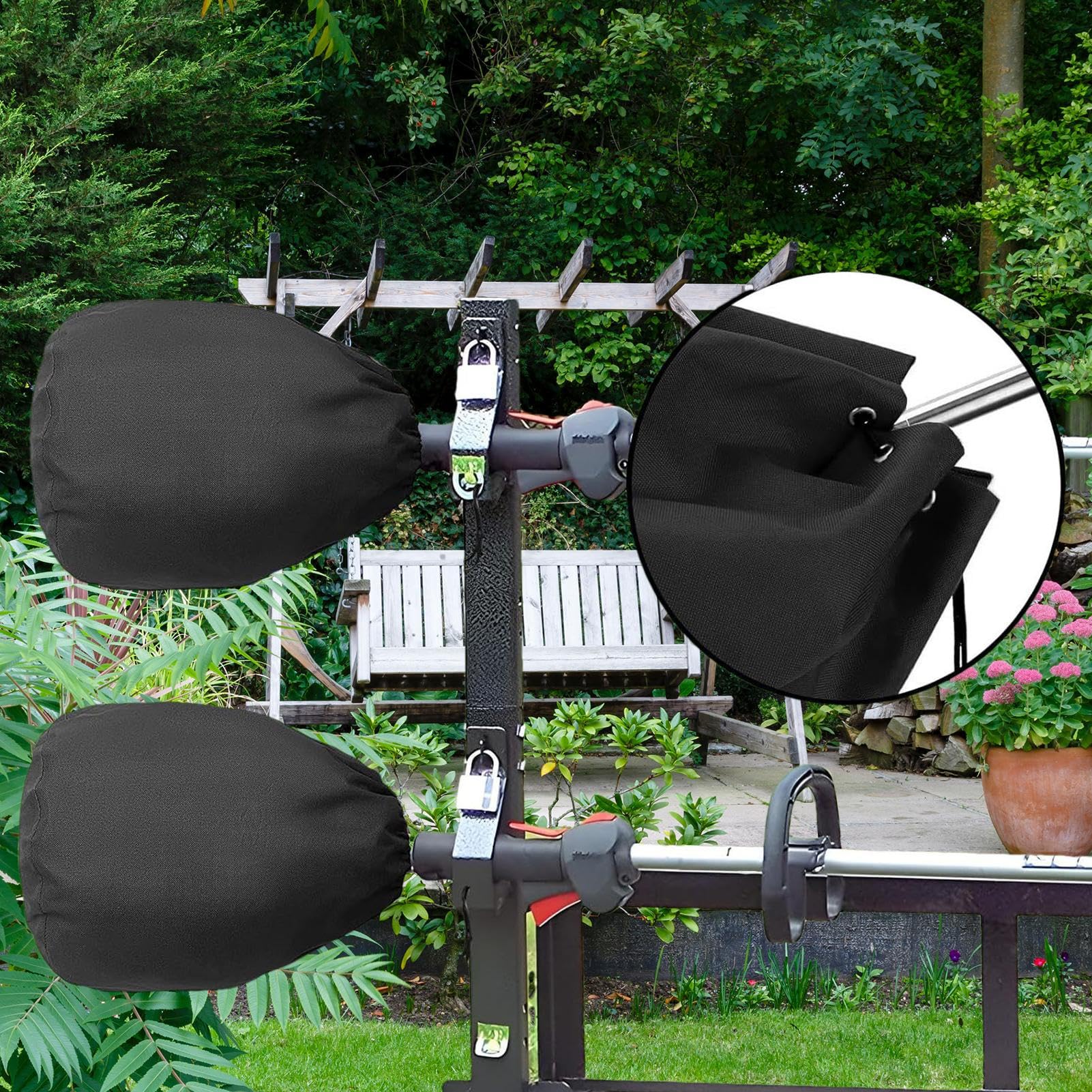 Housses De Protection Pour Taille-haie/débroussailleuse – Lot De 3, 600D, 40x31 Cm, Résistant Soleil/pluie