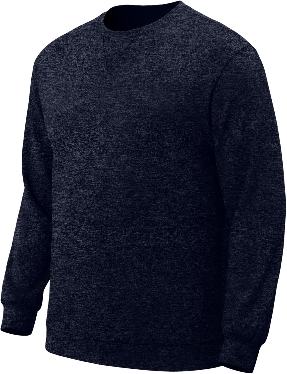 Mens Stretch Athletic Sweatshirt Long Sleeve Comfy Breathable Top for Men Casual Cozy S-XXL
