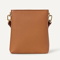 Vista 4 de Yaxa Essentials Bolso bandolera delgado de piel sintética para mujer