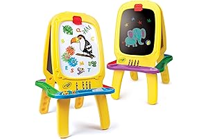 Crayola Deluxe Magnetic Double-Sided Easel: Dry Erase Delight